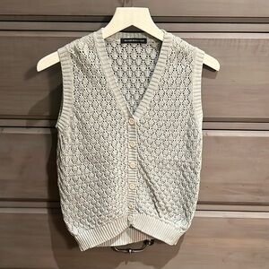 Brandy Melville Sage Green Knit Sweater Vest
